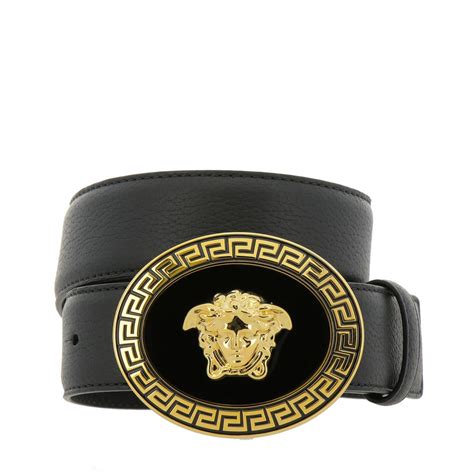 matte black versace belt|versace belt black and white.